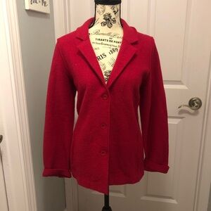 Merino Wool Sweater Jacket